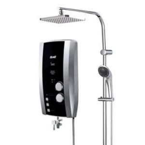 Alpha instant heater with rain shower