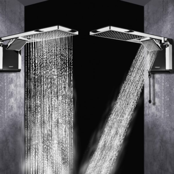 Lorenzetti Aqua Duo Ultra Instant Shower Black & White Instant